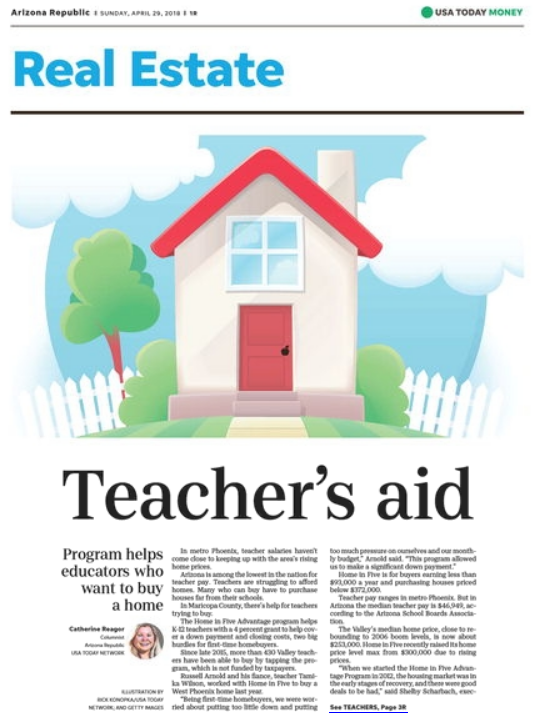 04292018 Arizona Republic Teacher's aid article graphic